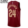 Dres Cleveland Cavaliers Lauri Markkanen 24 Nike 2022-23 Icon Edition Maroon Swingman - Dječji